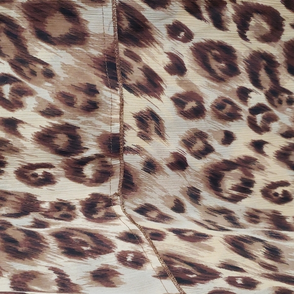 JH Collectibles animal print blouse size XL - Picture 7 of 7
